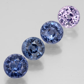 2.28 ct Multicolor Spinel Stone, Natural Spinel in Round Facet Shape for Sale