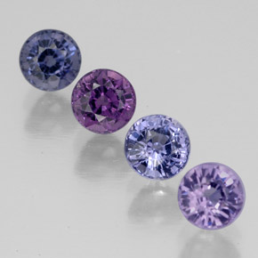 1.68 ct Multicolor Spinel Gemstone, Spinel Gem in Round Facet Shape for Sale.