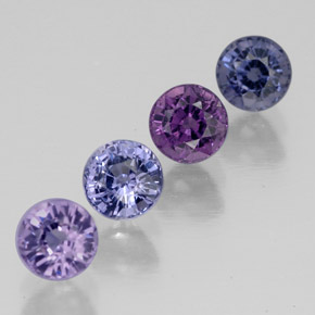 1.68 ct Multicolor Spinel Stone, Natural Spinel in Round Facet Shape for Sale