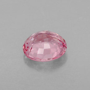 Spinel Gemstone in 7 x 6.6 mm Size for Sale, Spinel Stone in Pinkish Violet Color
