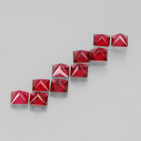 Spinel Gemstone in 3.1 x 3.1 mm Size for Sale, Spinel Stone in Red Color