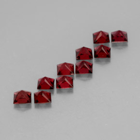 Spinel Gemstone in 3.1 x 3.1 mm Size for Sale, Spinel Stone in Red Color