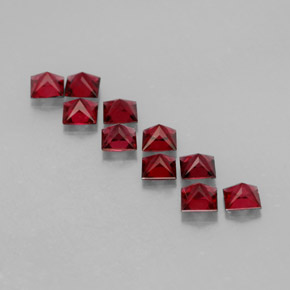 Spinel Gemstone in 3.1 x 3.1 mm Size for Sale, Spinel Stone in Red Color