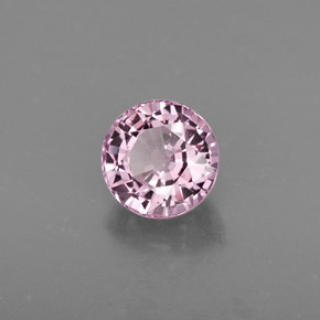 0.86 ct Pink Spinel Stone, Natural Spinel in Round Facet Shape for Sale