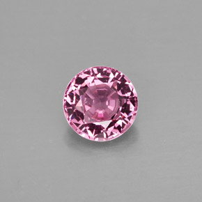 0.75 ct Pink Spinel Gemstone, Spinel Gem in Round Facet Shape for Sale.
