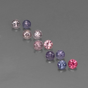 1.32 ct Multicolor Spinel Gemstone, Spinel Gem in Diamond-Cut Shape for Sale.