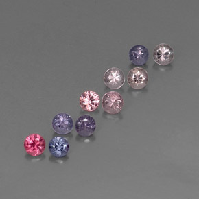 1.32 ct Multicolor Spinel Stone, Natural Spinel in Diamond-Cut Shape for Sale