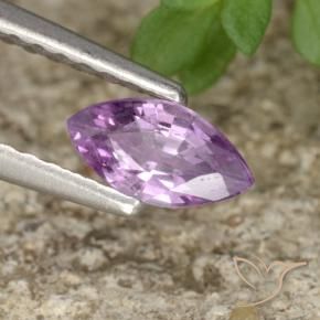 0.39 ct Purple Spinel Stone, Natural Spinel in Marquise Facet Shape for Sale