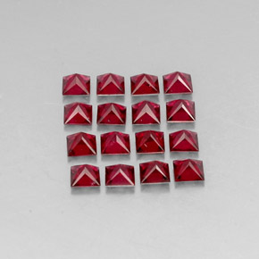 Spinel Gemstone in 3.1 x 3.1 mm Size for Sale, Spinel Stone in Red Color