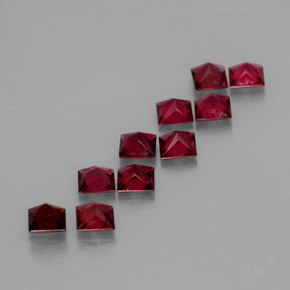 Spinel Gemstone in 3.1 x 3.1 mm Size for Sale, Spinel Stone in Red Color