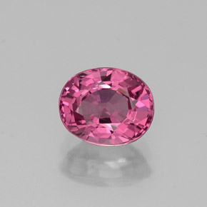 1.12 ct Pink Spinel Gemstone, Spinel Gem in Oval Facet Shape for Sale.