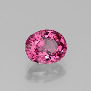 1.12 ct Pink Spinel Stone, Natural Spinel in Oval Facet Shape for Sale
