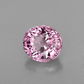0.82 ct Pink Spinel Stone, Natural Spinel in Oval Facet Shape for Sale