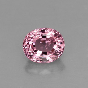 0.77 ct Pink Spinel Gemstone, Spinel Gem in Oval Facet Shape for Sale.