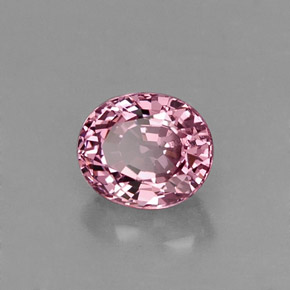 0.77 ct Pink Spinel Stone, Natural Spinel in Oval Facet Shape for Sale