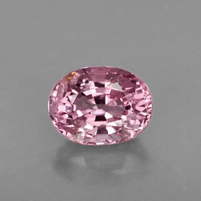 0.88 ct Pink Spinel Gemstone, Spinel Gem in Oval Facet Shape for Sale.