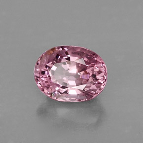 0.88 ct Pink Spinel Stone, Natural Spinel in Oval Facet Shape for Sale