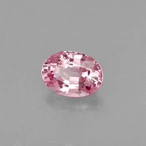 0.67 ct Pink Spinel Stone, Natural Spinel in Oval Facet Shape for Sale