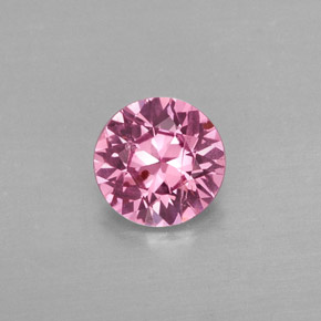 0.62 ct Pink Spinel Gemstone, Spinel Gem in Round Facet Shape for Sale.