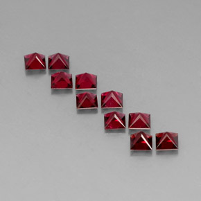 Spinel Gemstone in 3.6 x 3.6 mm Size for Sale, Spinel Stone in Red Color