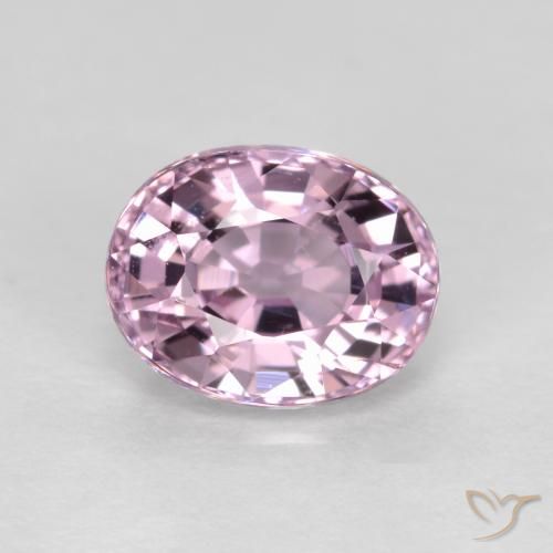 0.82ct Natural Very Light Pinkish Purple Spinel, Oval, VS