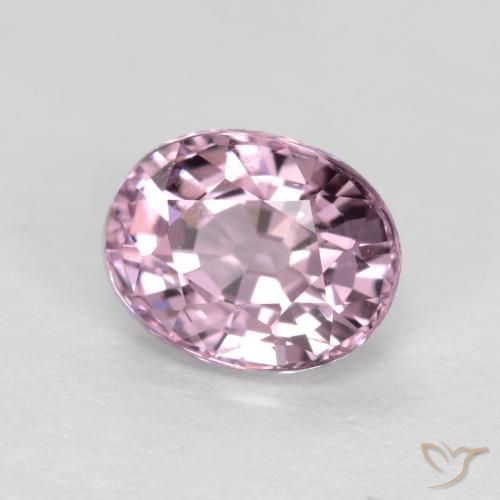 0.82 ct Purple Spinel Stone, Natural Spinel in Oval Facet Shape for Sale