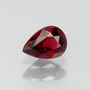 0.36 ct Red Spinel Gemstone, Spinel Gem in Pear Facet Shape for Sale.