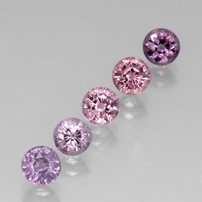 2.92 ct Multicolor Spinel Gemstone, Spinel Gem in Round Facet Shape for Sale.