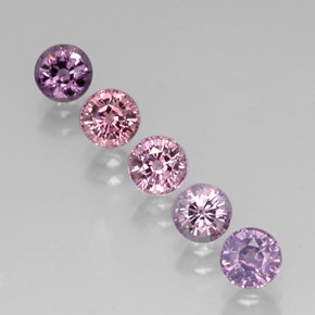 2.92 ct Multicolor Spinel Stone, Natural Spinel in Round Facet Shape for Sale