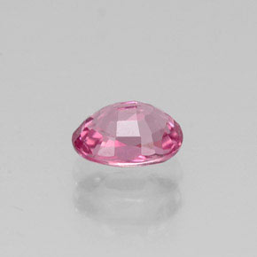 Spinel Gemstone in 6 x 4.5 mm Size for Sale, Spinel Stone in Purplish Pink Color