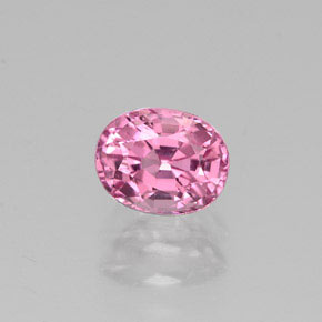 0.77 ct Pink Spinel Gemstone, Spinel Gem in Oval Facet Shape for Sale.