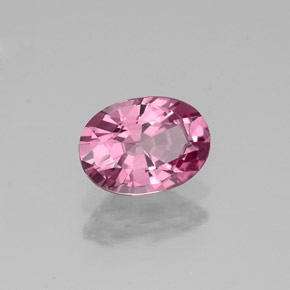 0.81 ct Pink Spinel Stone, Natural Spinel in Oval Facet Shape for Sale