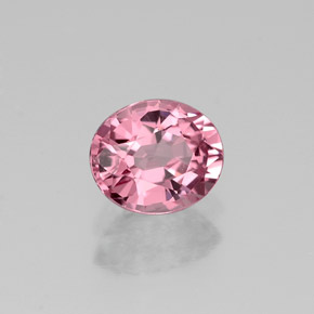 0.91 ct Pink Spinel Stone, Natural Spinel in Oval Facet Shape for Sale