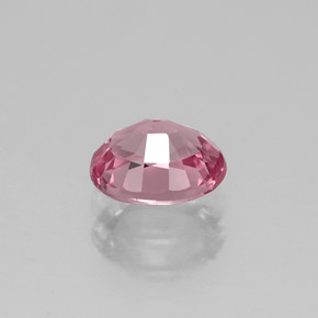 Spinel Gemstone in 6.2 x 5.3 mm Size for Sale, Spinel Stone in Purplish Pink Color