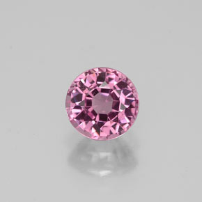 0.87 ct Pink Spinel Gemstone, Spinel Gem in Round Facet Shape for Sale.