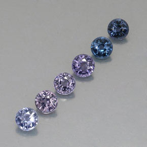 2.25 ct Multicolor Spinel Stone, Natural Spinel in Round Facet Shape for Sale
