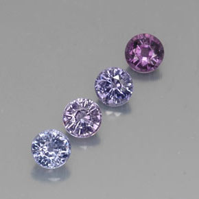 1.72 ct Multicolor Spinel Stone, Natural Spinel in Round Facet Shape for Sale