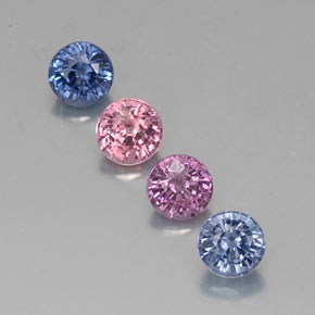 2.20 ct Multicolor Spinel Gemstone, Spinel Gem in Round Facet Shape for Sale.