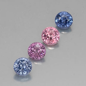 2.20 ct Multicolor Spinel Stone, Natural Spinel in Round Facet Shape for Sale