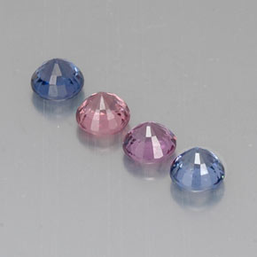 Spinel Gemstone in 4.7 mm Size for Sale, Spinel Stone in Multicolor Color