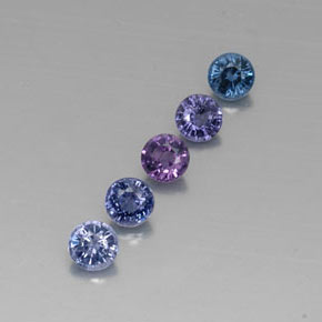 1.81 ct Multicolor Spinel Stone, Natural Spinel in Round Facet Shape for Sale