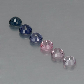 Spinel Gemstone in 4 mm (calibrated) Size for Sale, Spinel Stone in Multicolor Color
