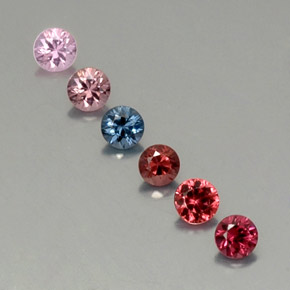 1.01 ct Multicolor Spinel Gemstone, Spinel Gem in Diamond-Cut Shape for Sale.