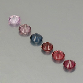 Spinel Gemstone in 3.3 mm Size for Sale, Spinel Stone in Multicolor Color