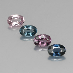2.42 ct Multicolor Spinel Gemstone, Spinel Gem in Oval Facet Shape for Sale.