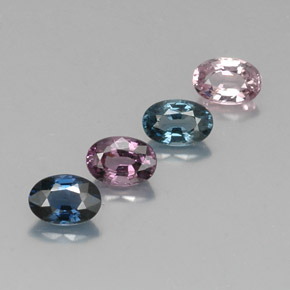 2.42 ct Multicolor Spinel Stone, Natural Spinel in Oval Facet Shape for Sale