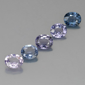 3.32 ct Multicolor Spinel Stone, Natural Spinel in Oval Facet Shape for Sale