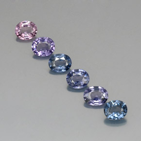 3.14 ct Multicolor Spinel Gemstone, Spinel Gem in Oval Facet Shape for Sale.