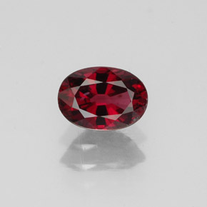 0.80 ct Red Spinel Gemstone, Spinel Gem in Oval Facet Shape for Sale.