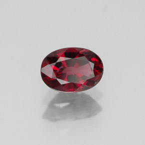 0.80 ct Red Spinel Stone, Natural Spinel in Oval Facet Shape for Sale